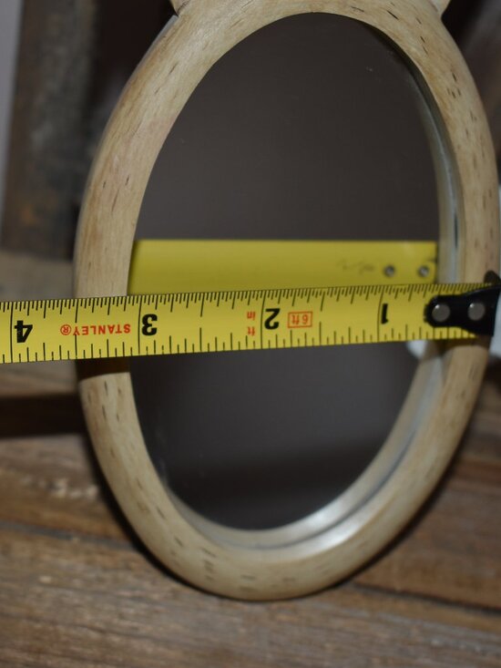 Small Bunny Rabbit Ears Mirror Whimsical Cottage Decor - Picture 3 of 8